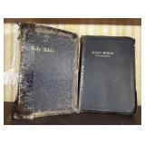 Vintage Holy Bible Pair