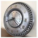 Lincoln Mercury Hub Cap Wall Clock