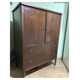 Vintage Wood Dresser Cabinet