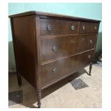 Vintage Wood Dresser Chest