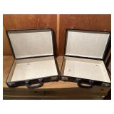 Vintage Briefcases Storage Case Pair