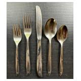 Oneida Twin Star MCM Atomic Flatware Place Setting