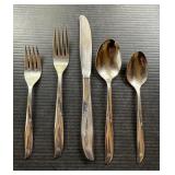 Oneida Twin Star MCM Atomic Flatware Place Setting