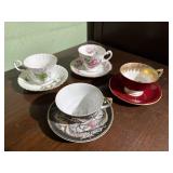 Vintage Teacups & Saucers Sets
