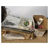 Tin Roasting Pans Bakeware & Mugs Lot