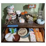 Vintage Kitchenware & Glassware Decor Lot