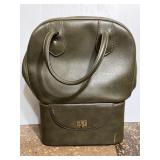 Vintage Travel Bag & Makeup Combo Bag