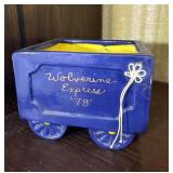 Wolverine Express Pottery Planter Michigan Dish