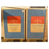 Tower Ferrotype Plates Pair