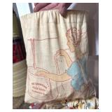 Vintage Clothespin Bag With Clothes Pins