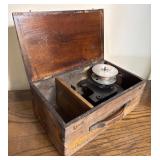 Antique Music Disc Box Primitive Mechanical