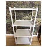 Small Plastic Shelf White 3 ft.