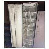 Shoe & Clothing Storage Hanging Closet Pair