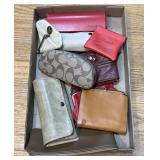 Leather Wallets Coin Purses Glasses Cases