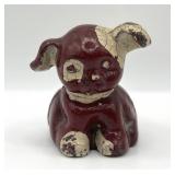 Antique Hubley Cast Iron Fido Dog Small Figurine