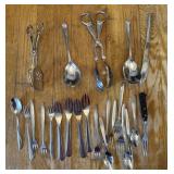 Serving Utensils & Flatware Assortment