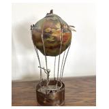 Tin Balloon Music Box Around World 80 Days