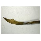 Trench Art Letter Opener Brass Shell Casing