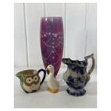 Ceramic & Glass Decorative Lot