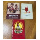 Vintage Hershey, Jell-O, Sun-Maid Recipe Books