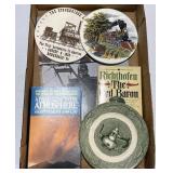 Vintage Railroad Trivets Red Baron Book