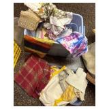 Rubbermaid Tote With Towels & More
