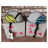 Vintage 1980's Zephyr Bicycle Helmets Pair