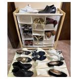 Women's Shoes & Shoe Racks Lot