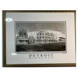 Tiger Stadium J. Ptacek Signed & Framed Photo