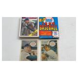 Assorted Baseball Cards w Sealed 1990 Fleer Pack