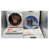 Beetles Collectible Plates w Paperwork
