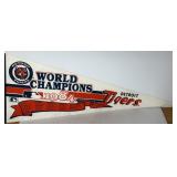 Detroit Tigers 1984 World Champions Pennant