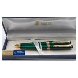 Billbass Gris Marbré Pen & Pencil Set