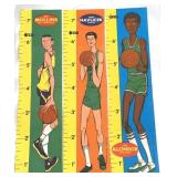1969-70 Topps Rulers Mullins Havlicek Alcindor