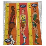 1969-70 Topps Rulers Ballamy West Howell