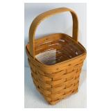 Signed Longaberger Handwoven Basket