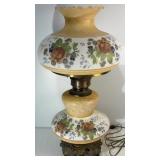 Floral Banquet Parlor Lamp 26x14.5"