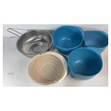 Colander Drain Basket & Mixing Bowls