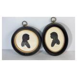 J. Redman 88 Oval & Circle Framed Silhouette