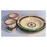 Lodge Bowls(4) & The Great Outdoors Mug