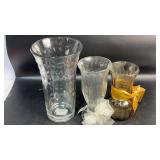Vases Lot of 3 9" 7" & 6.5"