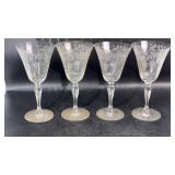 Tiffin-Franciscan Crystal Cocktail Glasses