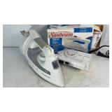 Rowenta Auto Steam Iron & Sunbeam Portable Iron