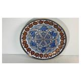 Hand Painted Gold Imari Japanese Plate 11"