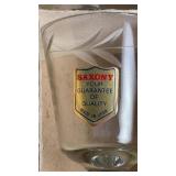 Saxony USSR Crystal Wine & Shot Glass