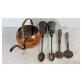 Jigger Spoons Pie Crimpers & Watering Can