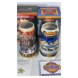 Budweiser Holiday Steins 7"