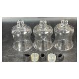 Crystal Candle Holders 3.5"