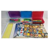 Legal Pads Colored Pencils Coloring Books & More