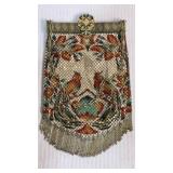 Mandalian Mesh Flapper Purse 6x4.5"